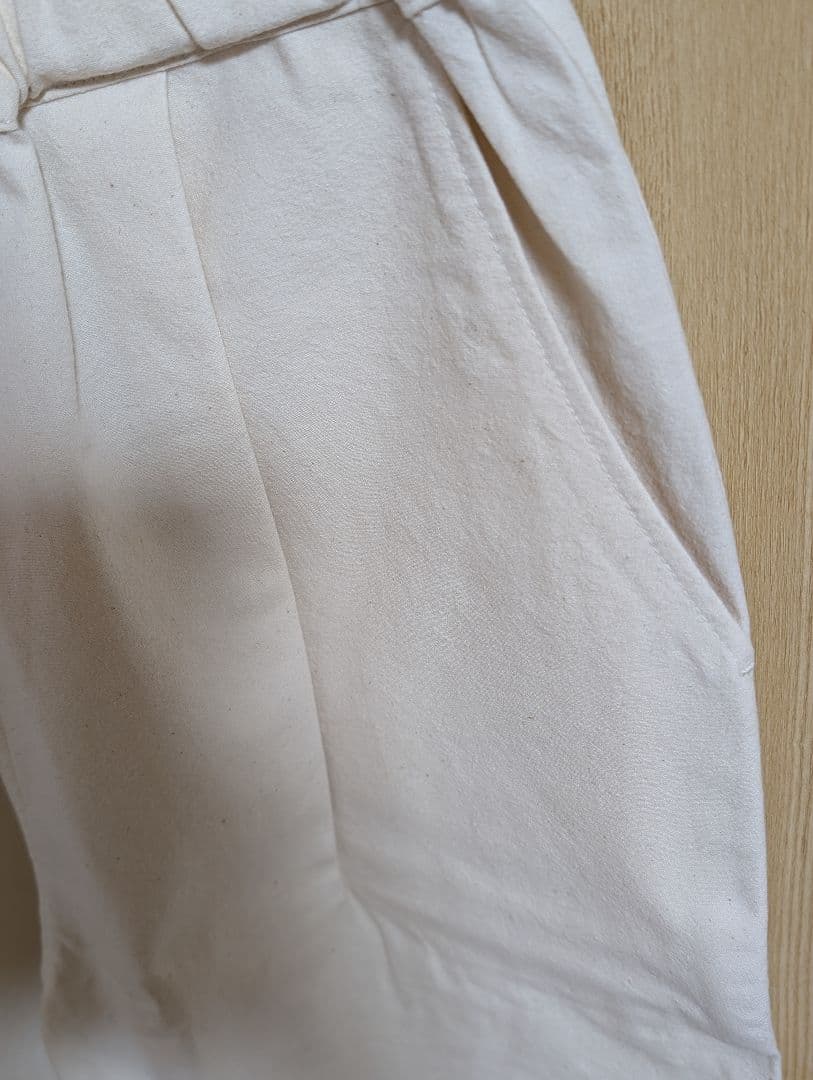 [新品未使用]yohaku 遠州織物　ストレートパンツ　サイズ2