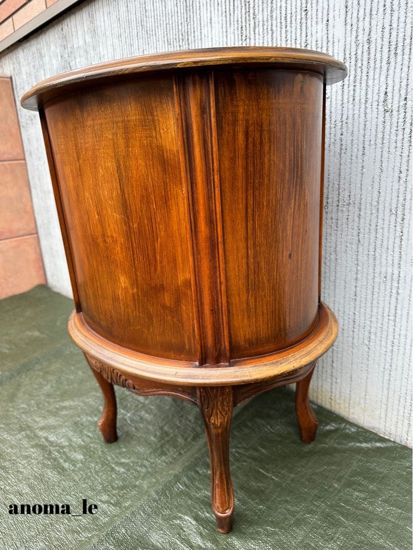 【４段チェスト】イタリア　猫足　ロココ調　サイドテーブル　花台　ヴィンテージ◎