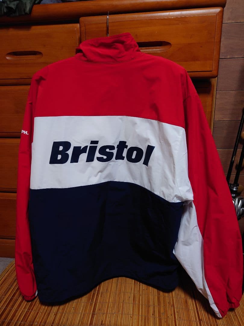 Bristol ナイロンジャケット Mサイズ 赤白紺