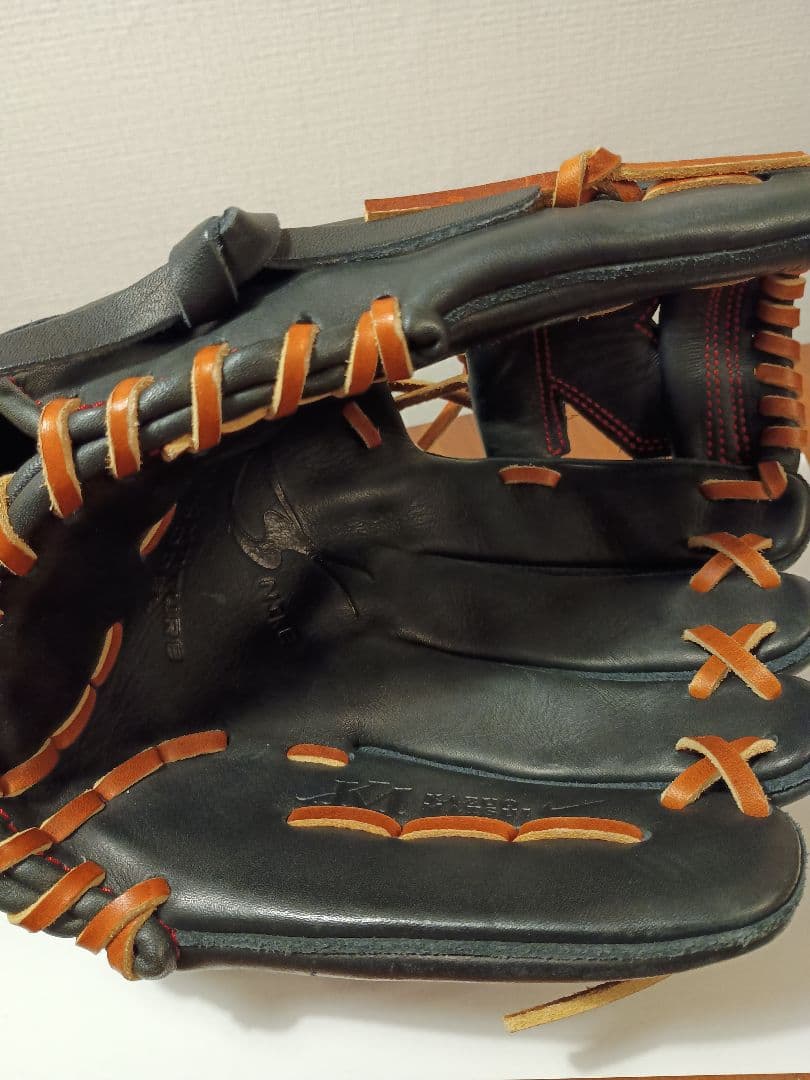ナイキ　松井稼頭央KMシグネイチャーモデル　軟式グローブ 黒 大人用 限定品