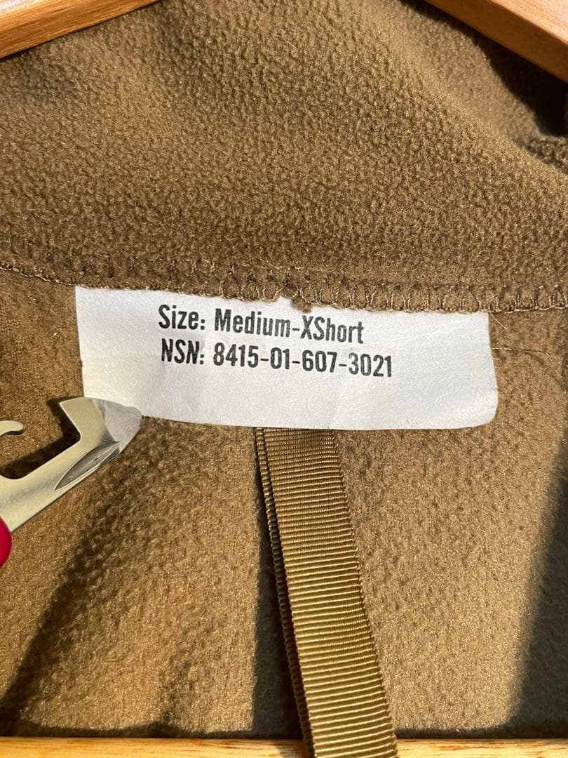 U.S.NAVY NWU パーカー用 フリースライナージャケット　コヨーテ