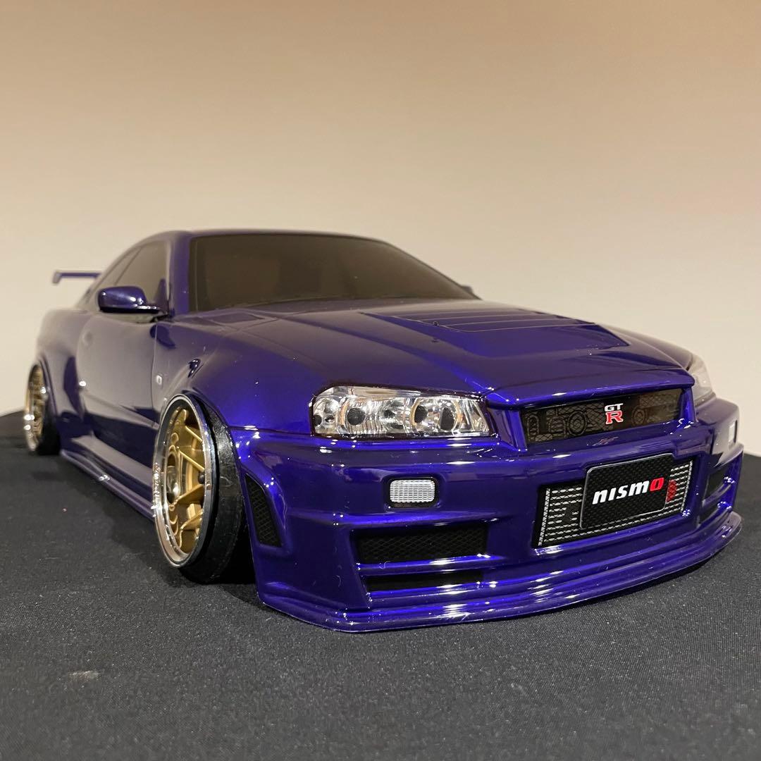 タミヤ　日産　スカイラインgt-r r34 1/10 ラジコンボディ　yd-2