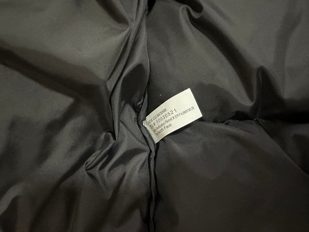 ま*~様 THE NORTH FACE ブラックダウンジャケット