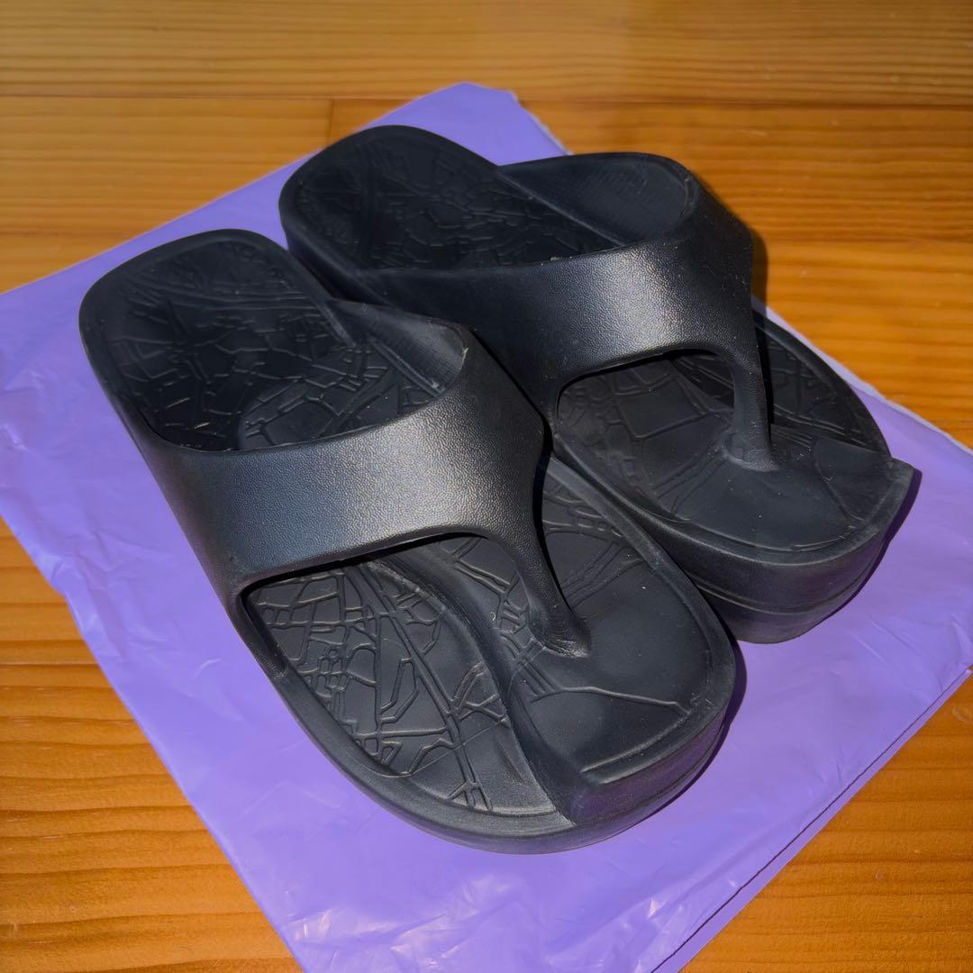 ア*ミ様 ラクバキ イージーサンダル ブラック