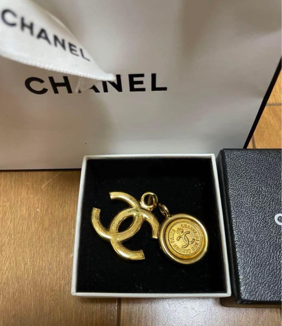 レア！ヴィンテージシャネル⭐︎ゴールドCHANELマーク&メダルチャーム