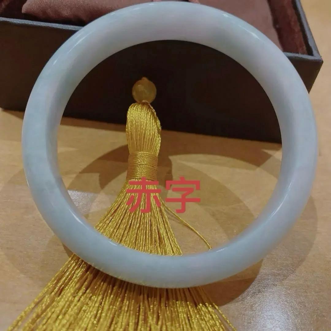 （赤字処分）【大きめサイズ】ミャンマー産 A貨 翡翠バングル本翡翠保証