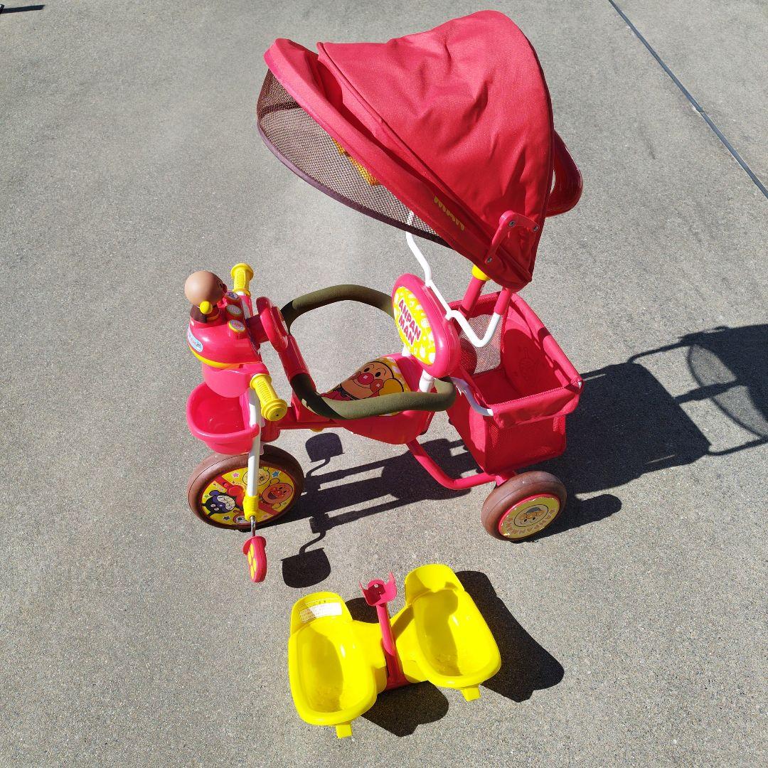 アンパンマン 三輪車 　サンシェード付