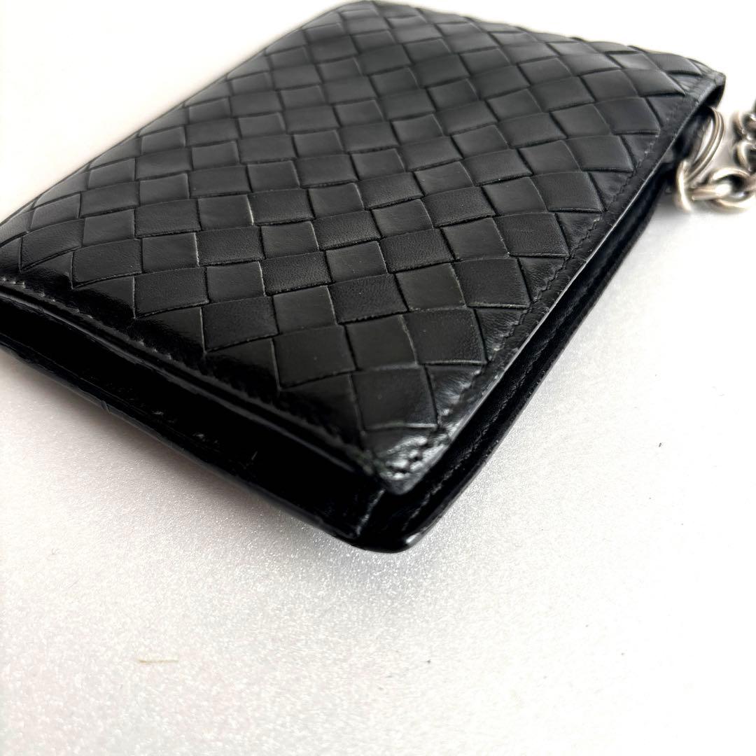 ボッテガヴェネタ　2つ折り財布　ウォレットチェーン