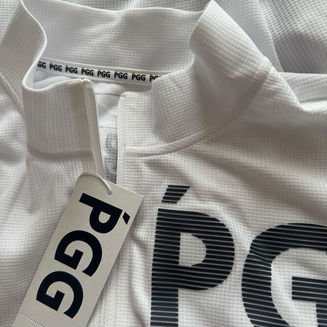 新品　PGG パーリーゲイツ　ワンピース　ハーフジップ　ホワイト　サイズ1
