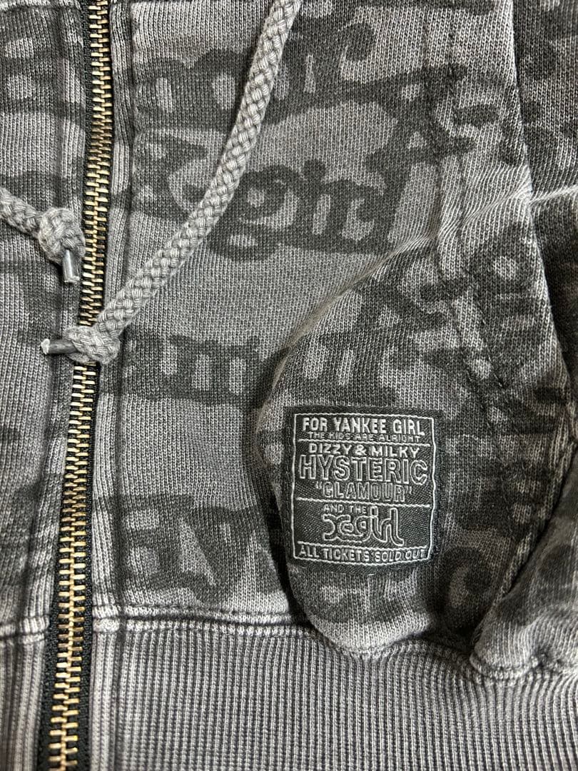HYSTERIC GLAMOUR X-girl コラボ パーカー
