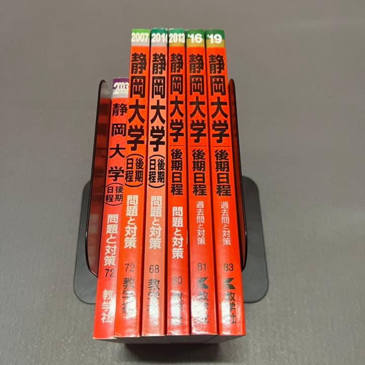 赤本　静岡大学　後期日程　2000年～2018年　18年分