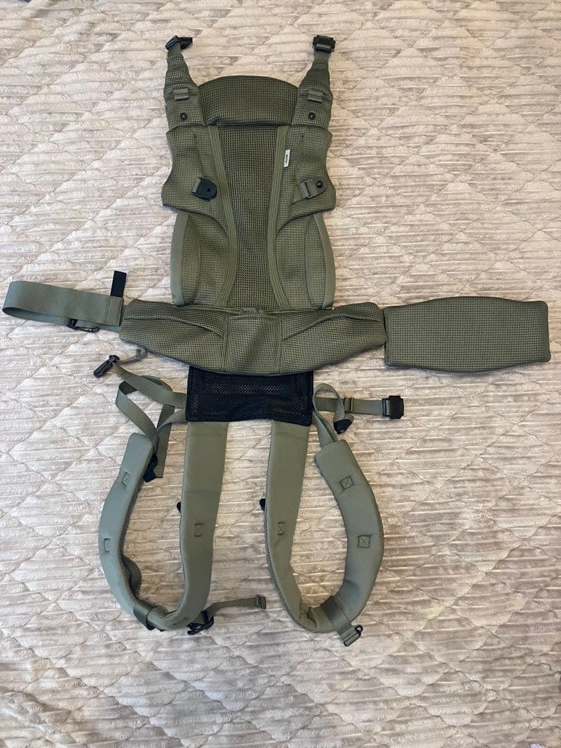 Aprica Laclis 抱っこ紐 状態良好 カーキ アップリカ ラクリス