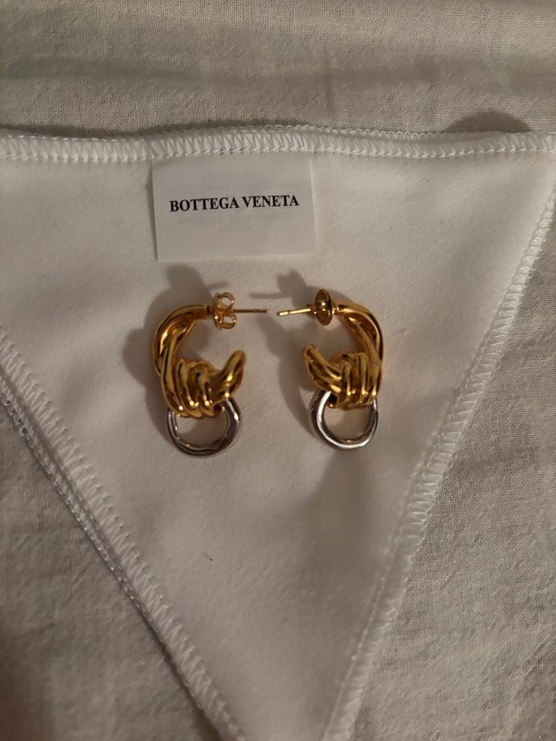 Bottega Veneta フープピアス ゴールド/シルバー