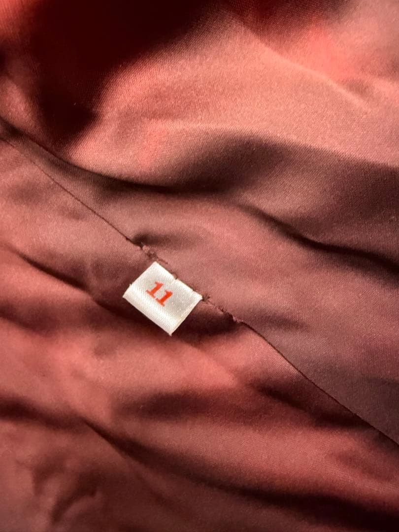 美品　金のSAGA MINKブラウン毛皮コート