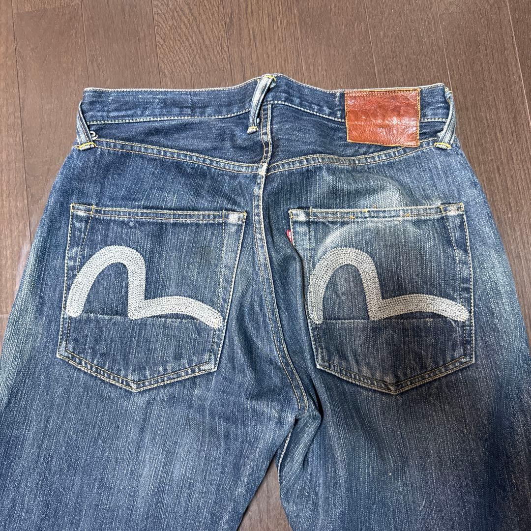 白刺繍 スイカ耳 エビス デニム サイズ30