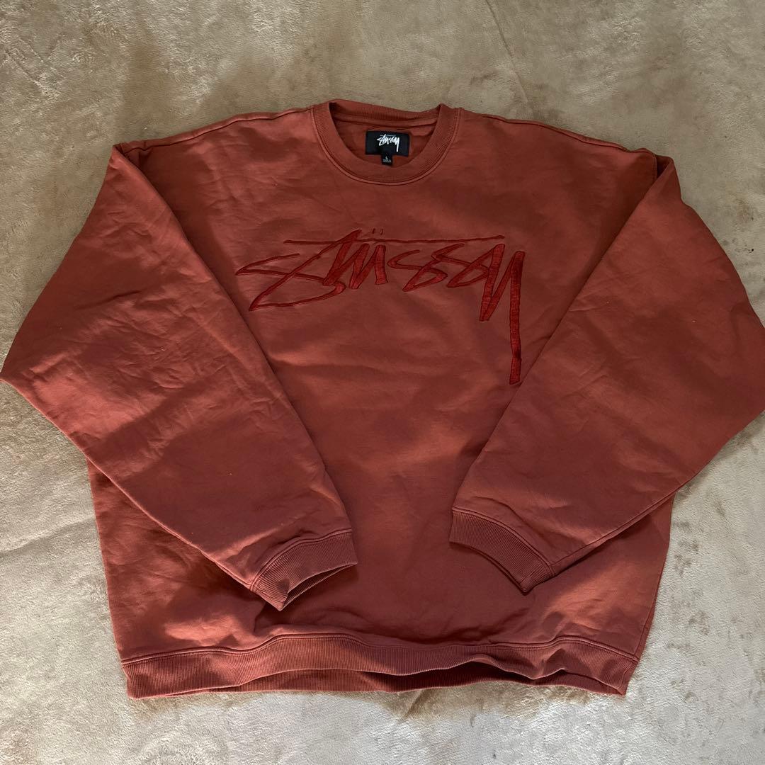 Stussy ストューシー 刺繍 トレーナー スウェット Lサイズ
