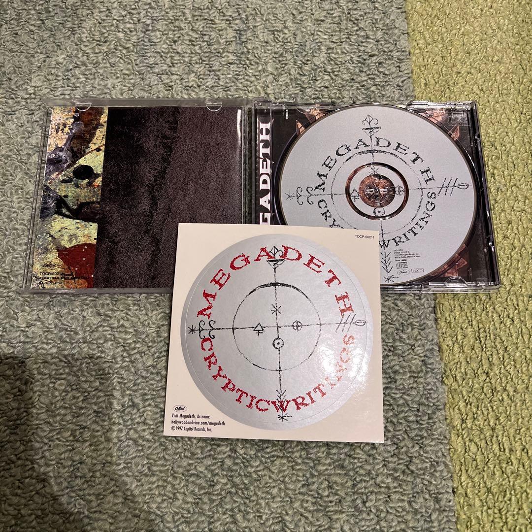 国内初回特典有盤含むMEGADETH国内帯付 CD ９枚セット