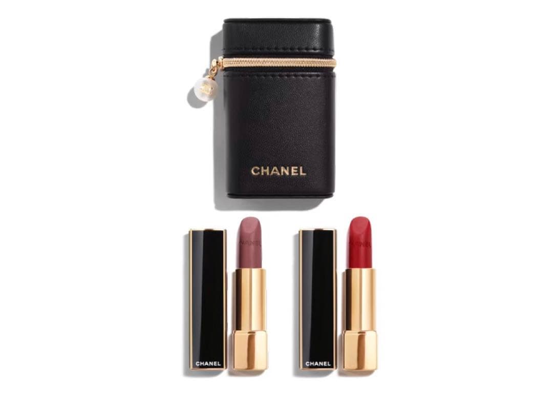 シャネル　ルージュ　アリュール　ヴェルヴェット　レ　ペルル　セット　オブ　２