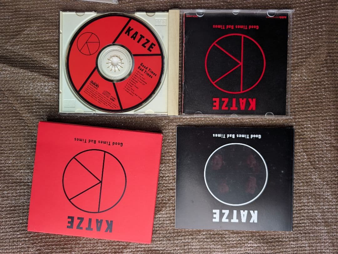 【中古ＣＤ】KATZE 関連まとめ売り：アルバム5枚＋シングル4枚