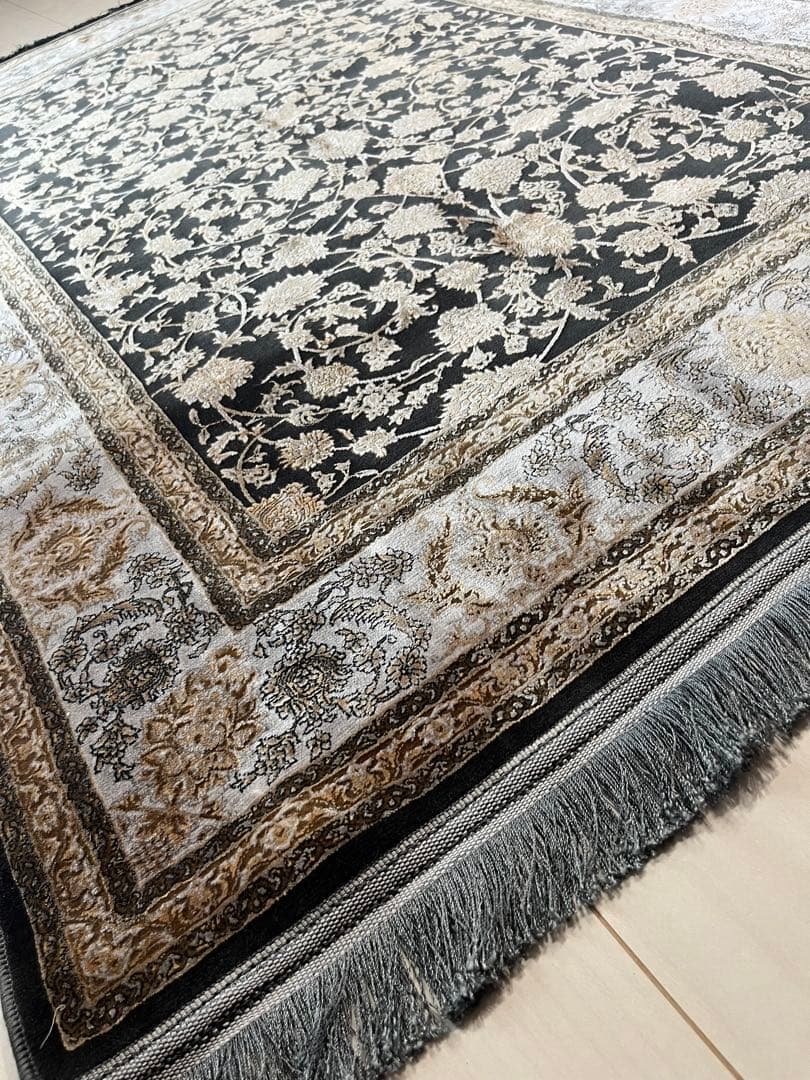 ペルシャ製 シルク 絨毯 サイズ1×1.5m