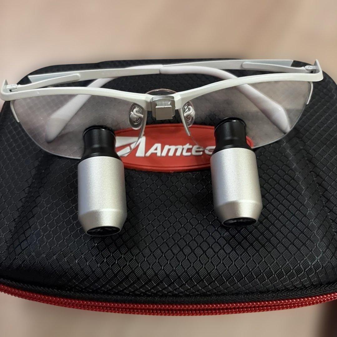 【数回使用】CIクリアビュールーペ4倍 ケース付き 歯科 拡大鏡