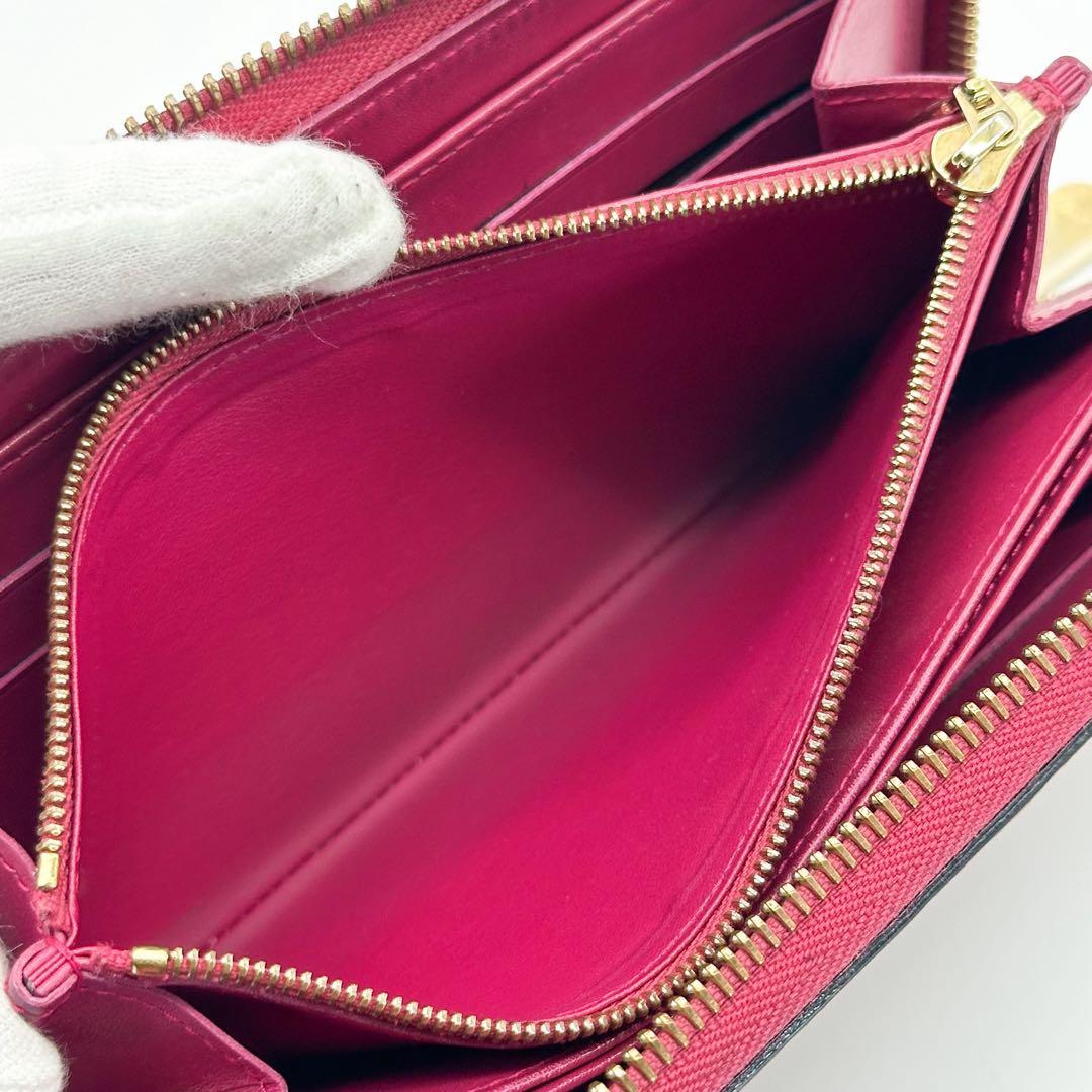 【箱付き】ルイヴィトン ジッピーウォレット ヴェルニ モノグラム ラウンド