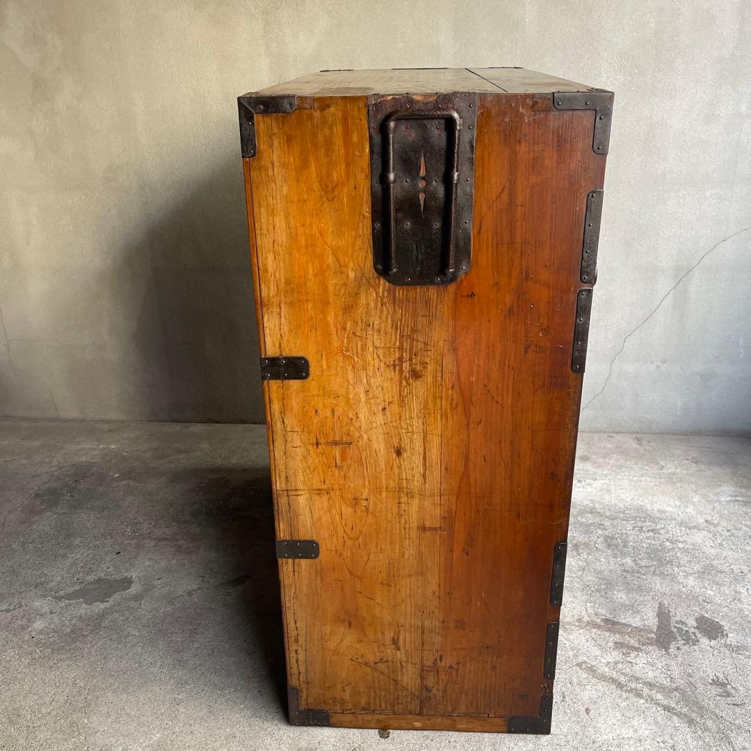 明治期　小箪笥 和製アンティーク 箪笥 時代箪笥 小物収納 引き出し 帳場箪笥