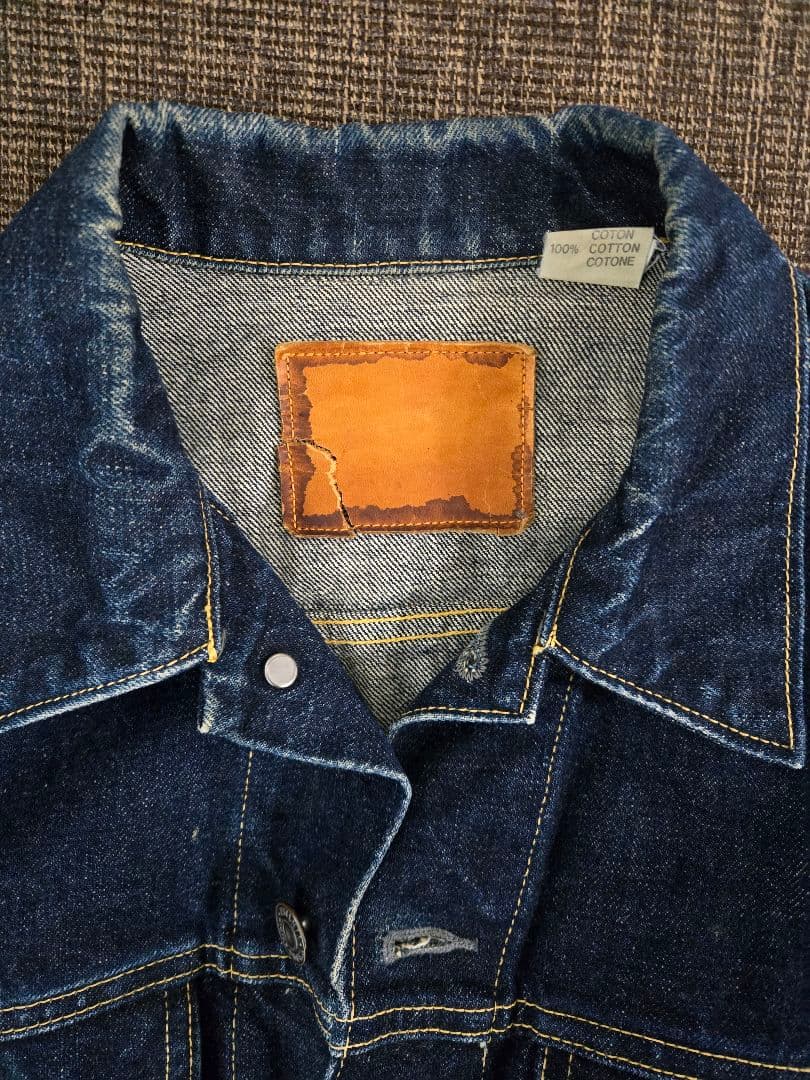 最終価格NYLON　濃紺 サード3rdデニムジャケット　36　Gジャン