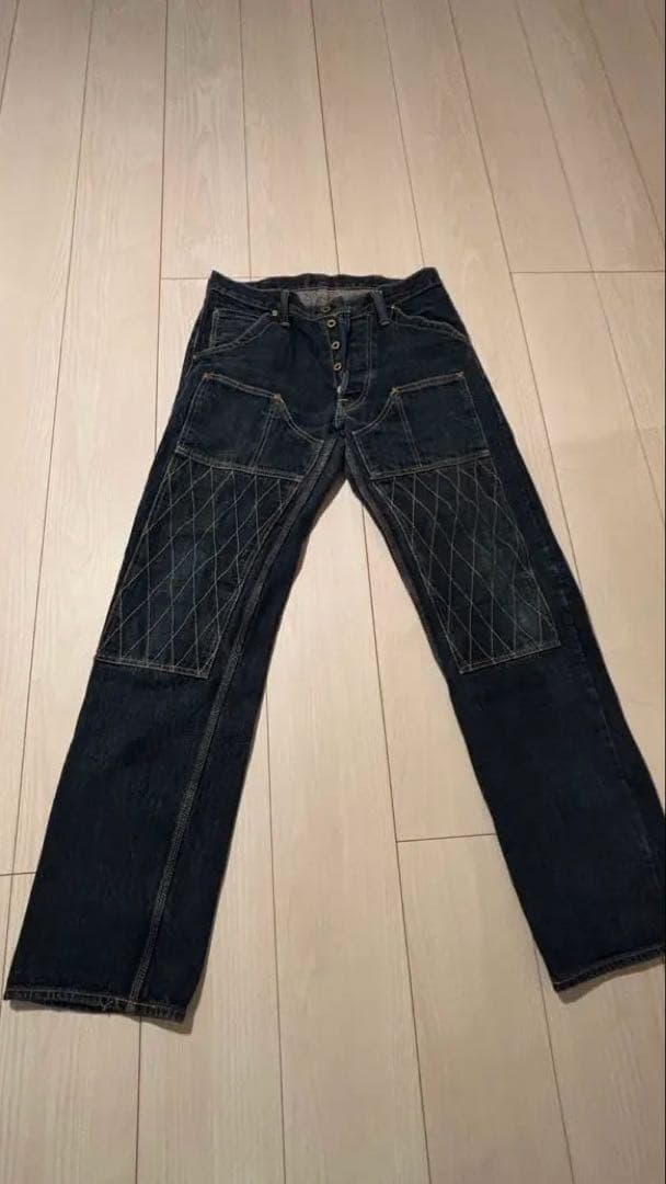 Trophy Clothing ダークブルーデニムパンツ