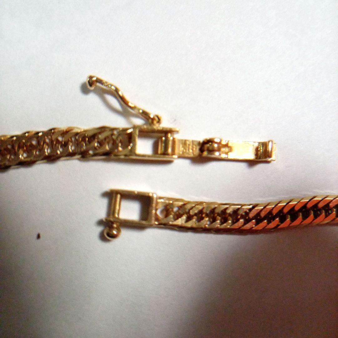 K18 8面トリプル喜平ネックレス