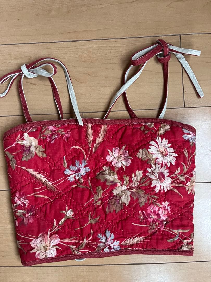 nude vintage キルトキャミソール