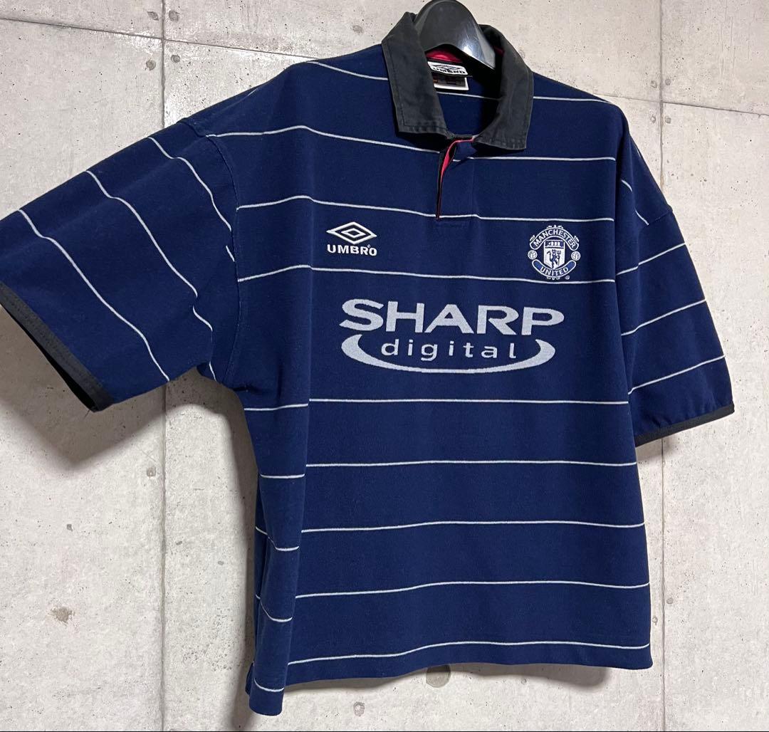 【美品！】99/00 マンチェスター・U パイル地【Lサイズ】※着丈詰め済