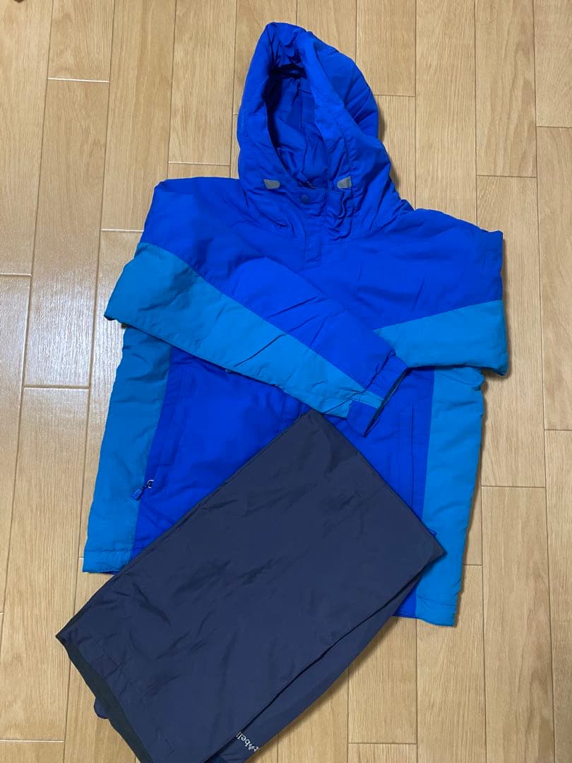 mont-bell キッズスキーウェア　パーカーパンツセット