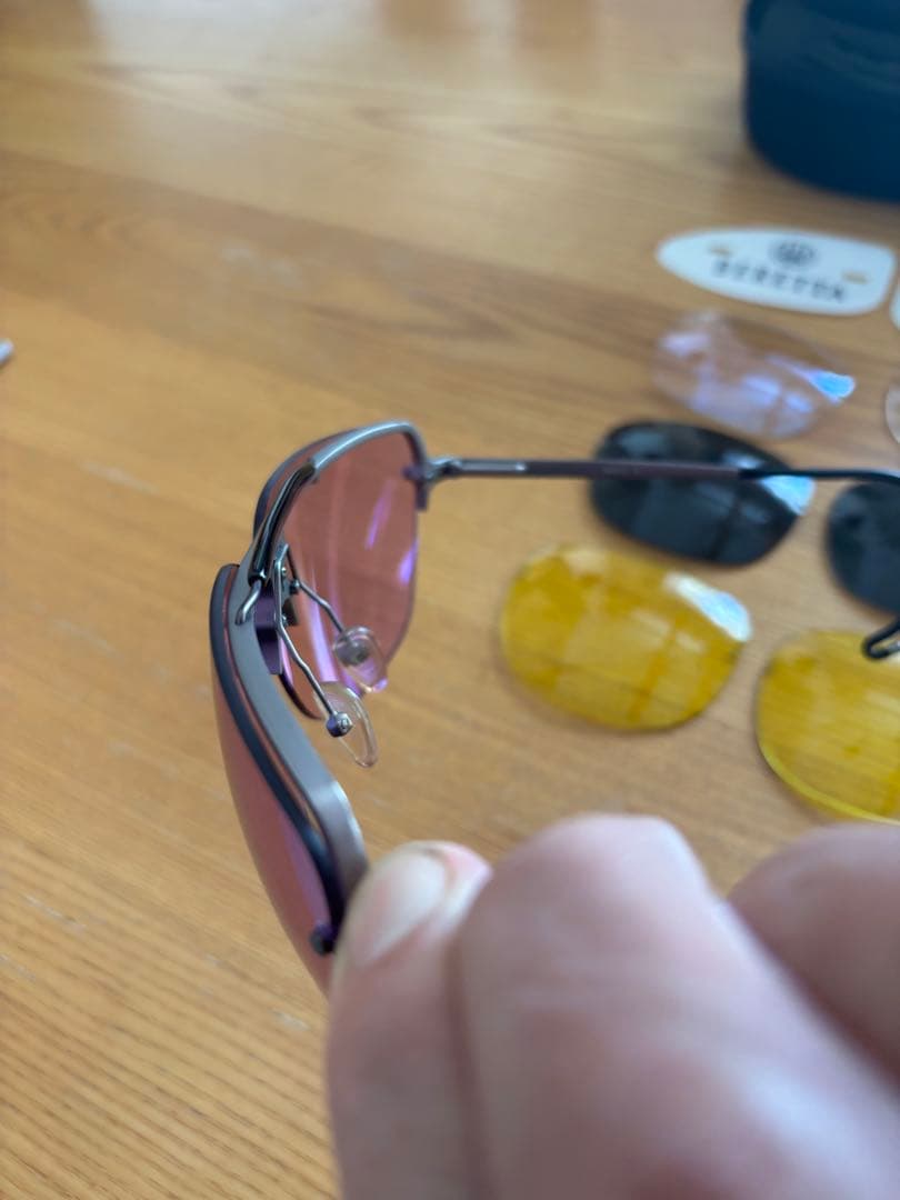 ゆーじぃー　射撃シューティングBERETTA サングラス 交換レンズ付き