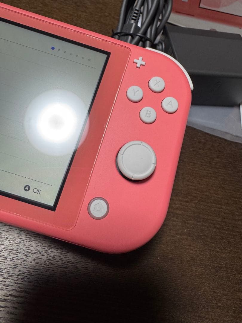 Nintendo Switch Lite コーラル　　　　充電器・箱・ソフト付き