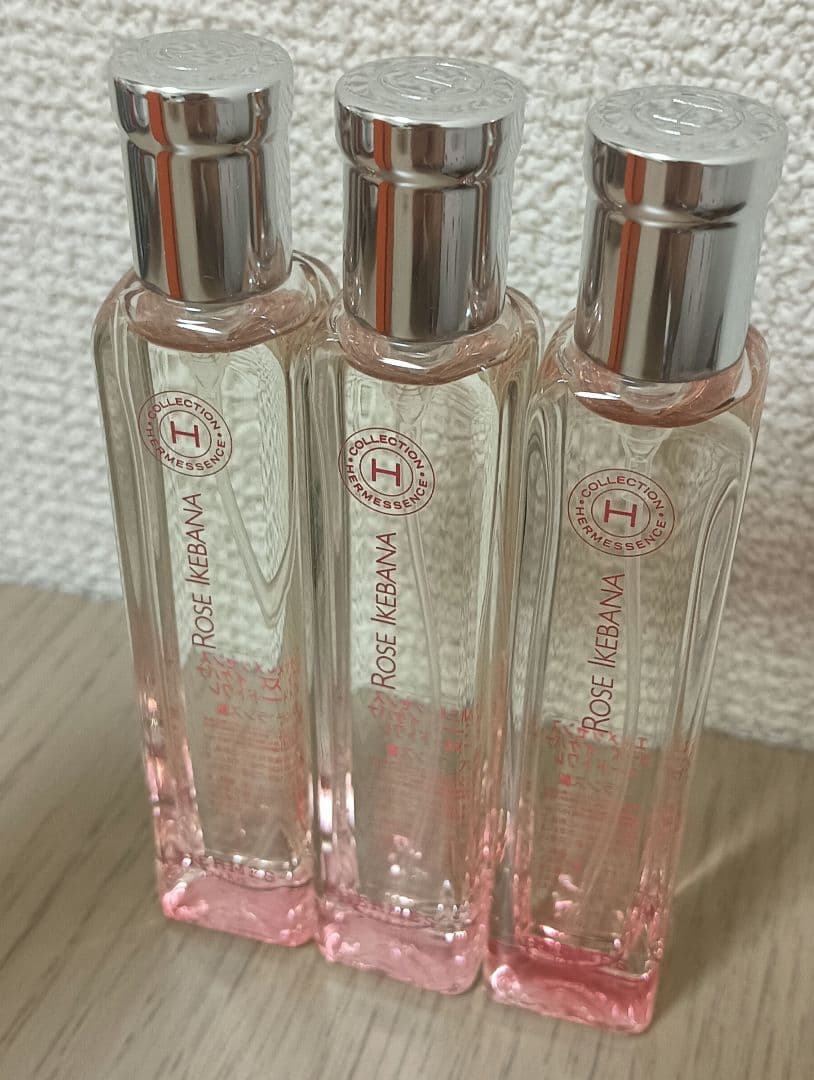 HERMES　エルメス　香水 3本セット ローズイケバナ 箱入り