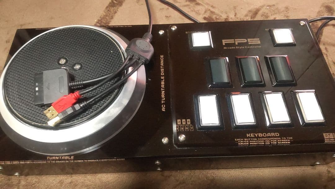 比較的美品 ビートマニア DAO FPS コントローラー 静音化 完動品