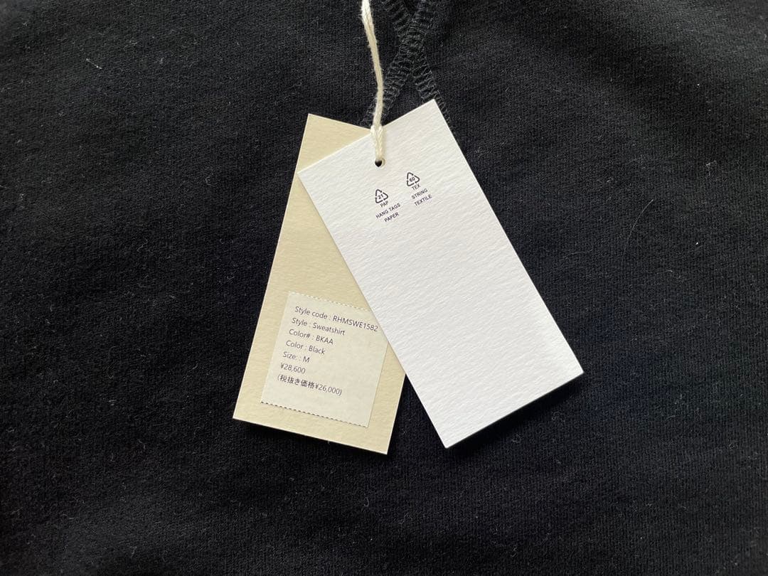 RonHerman×SUNSPEL スウェットプルオーバー　ロンハーマン　BLK