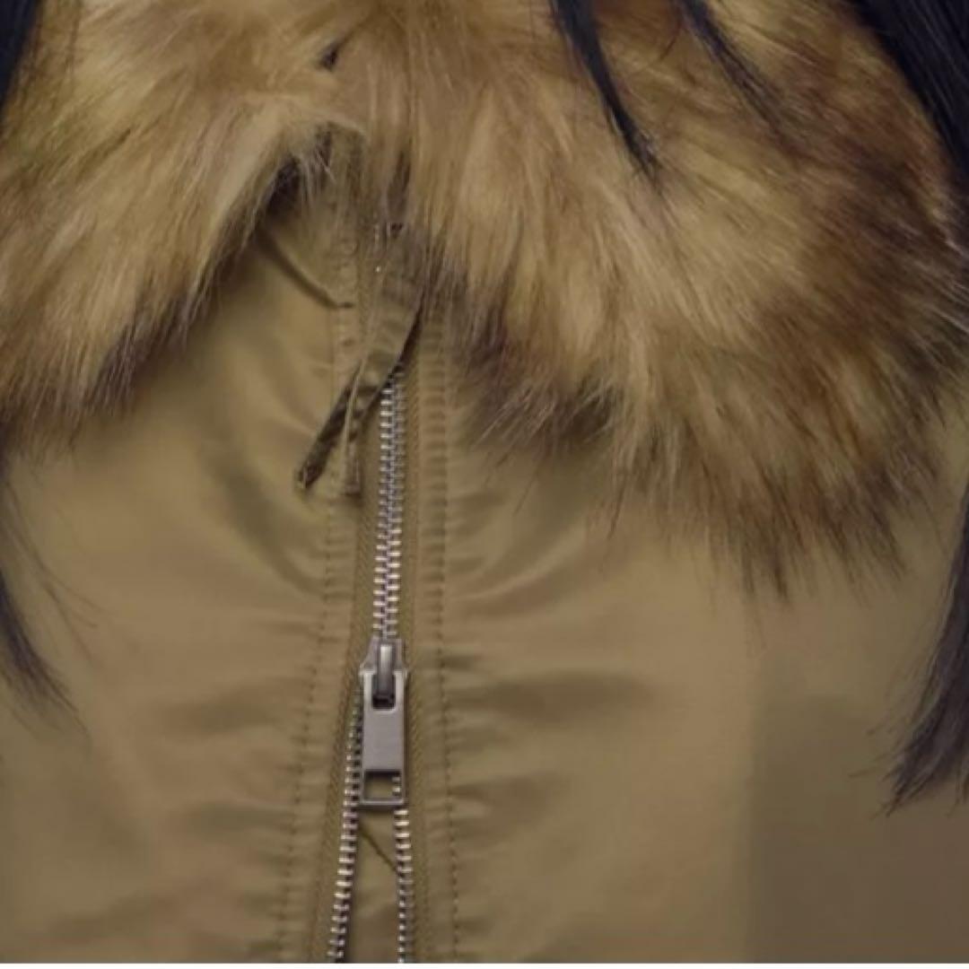 ZARA フェイクファー襟 ボンバージャケット ZW Sサイズ　新品
