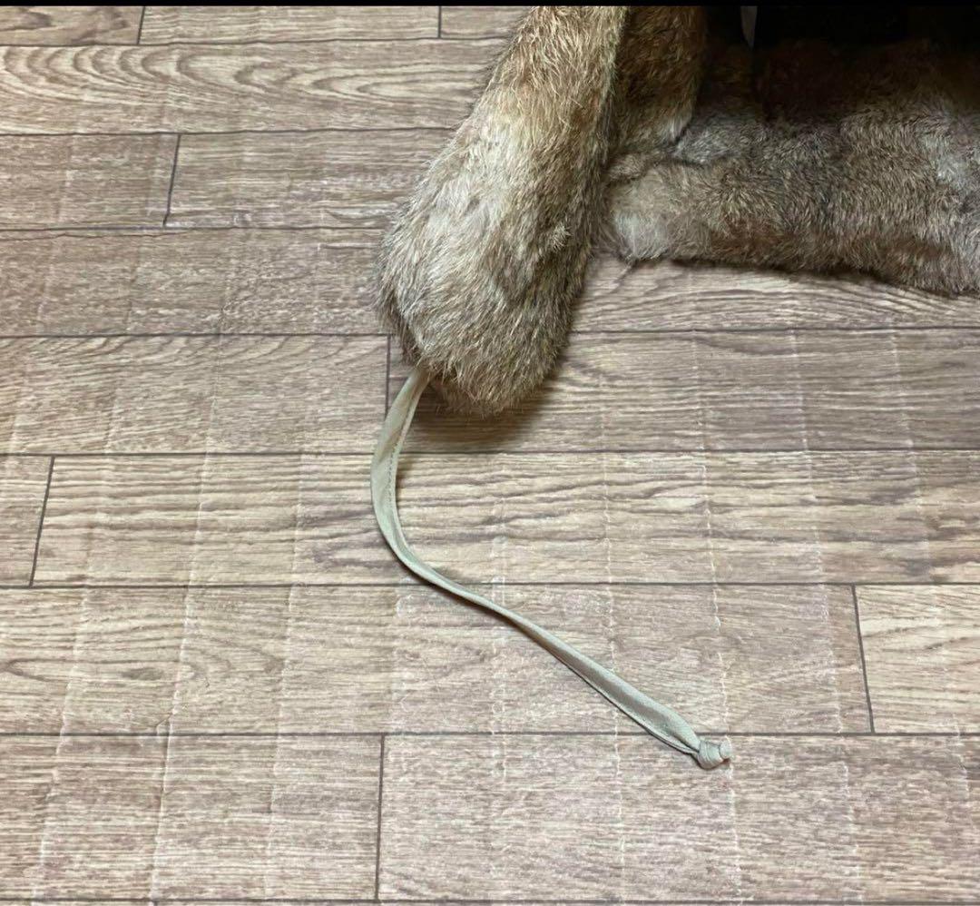 (大人気)crowncap far fried cap 毛皮帽子　ラビット民族帽