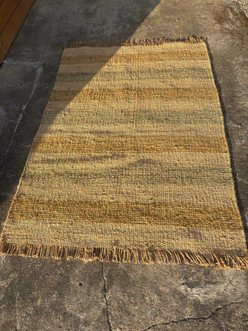 ASPLUND ジュート ラグ 200✖️140 インド製 絨毯 カーペット