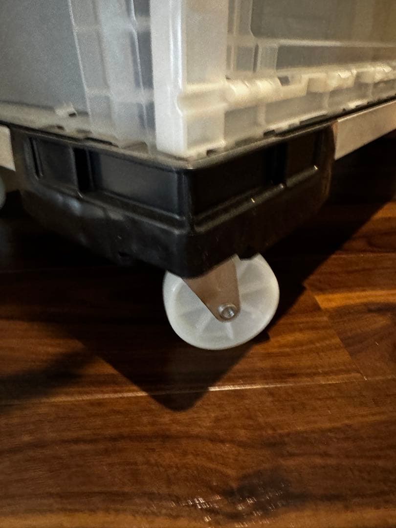 透明プラスチック 5段収納ボックス コンテナ　オリコン5段×3 15個