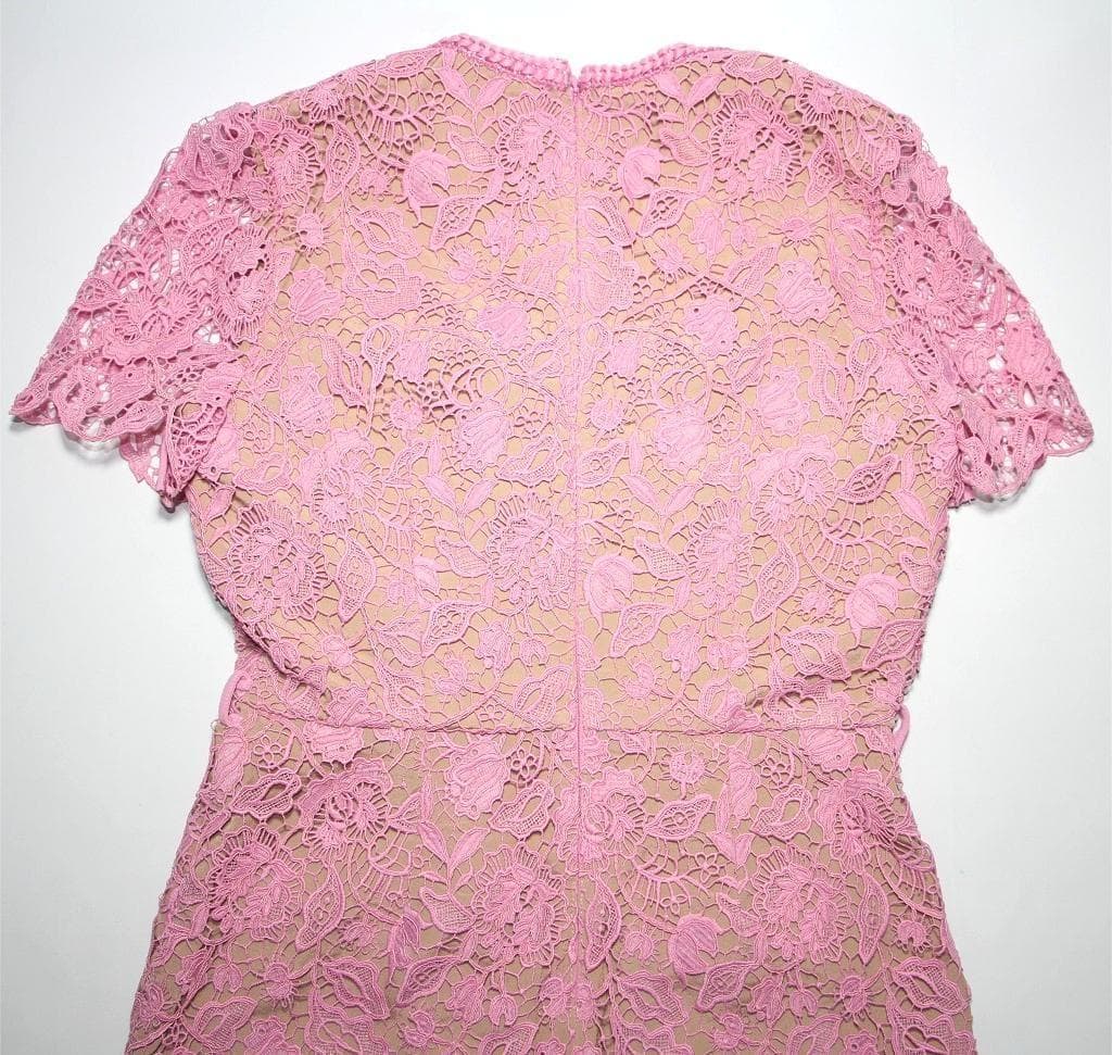 J*#様 セルフポートレイト ワンピース レース ピンク UK12 未使用 Gu