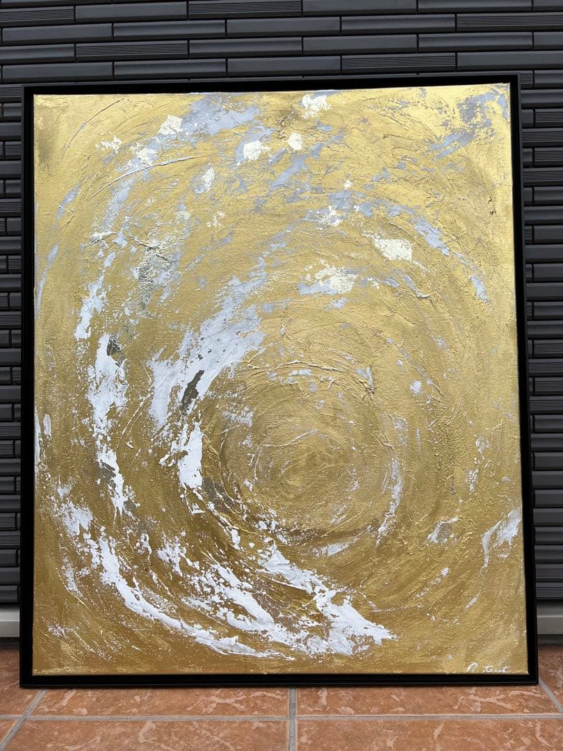 応接間掛画 原画/和風/禅/絵画/アート/抽象画/モダン/ホテル/金運