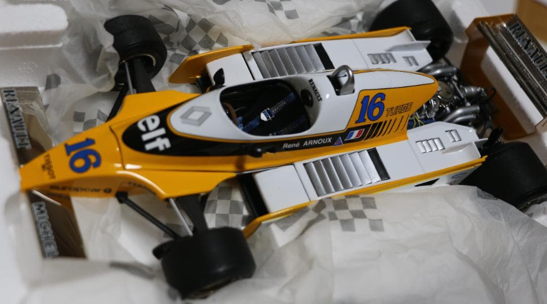 超貴重　ポールズ・モデル１／１８ ルノーRE20ターボ　１９８０ Ｒ・アルヌー