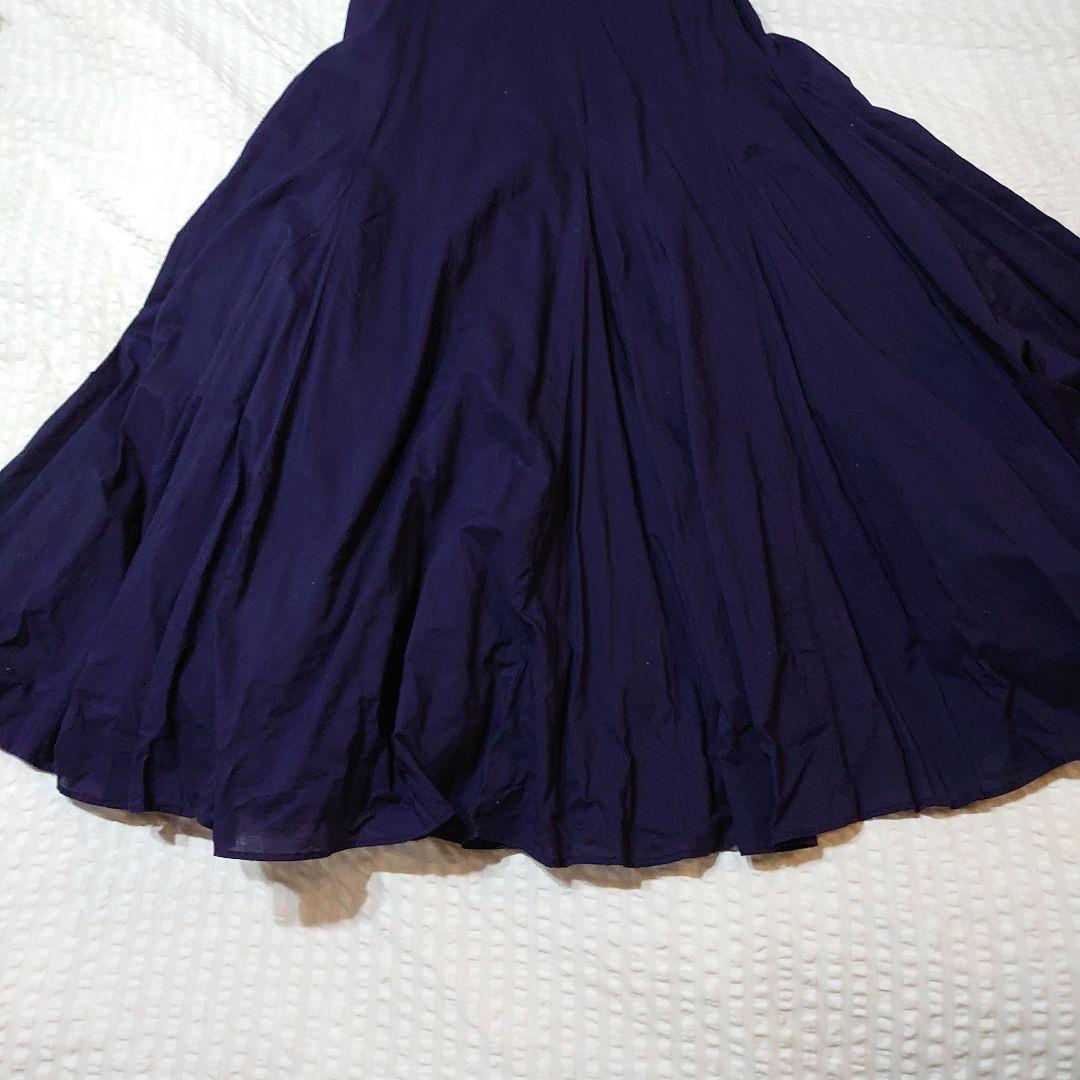 MARIHAダークパープル カットソーワンピース 半袖