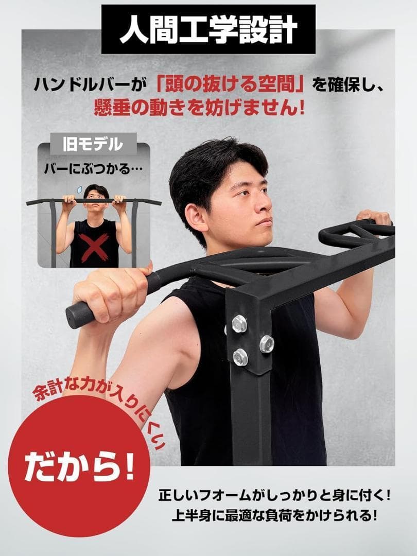 懸垂マシン 【多機能懸垂バー・12種トレーニング対応】 懸垂 耐荷重200kg