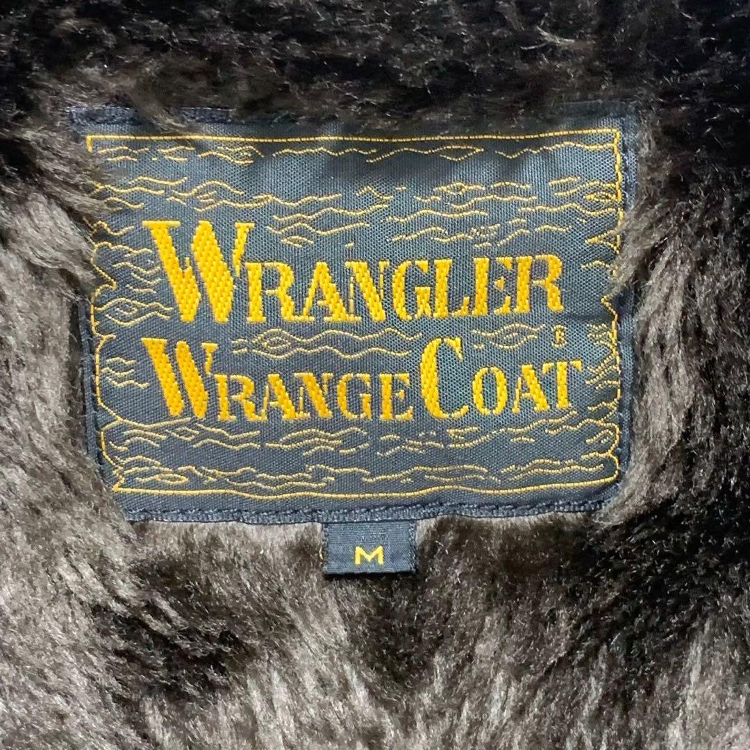 【w867】90s Wrangler ランチコート ジャケット ファー ブラック