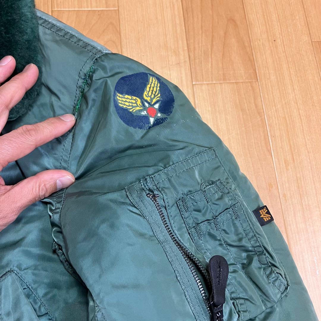 アルファインダストリーズ usa製 B-15D MA-1 フライトジャケット M