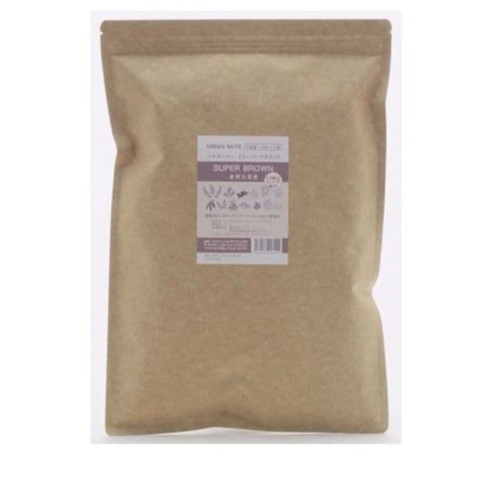 【新品】スーパーブラウン オーガニータ グリーンノートヘナ500g